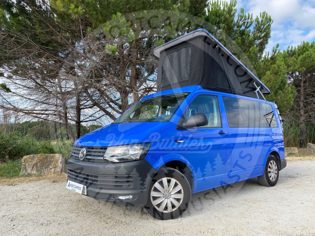 Instalación de techo elevable en VW Transporter por Portcamper