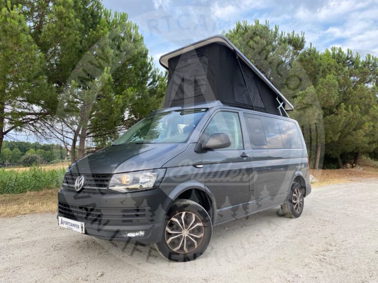 Instalación de techo elevable en VW Transporter por Portcamper